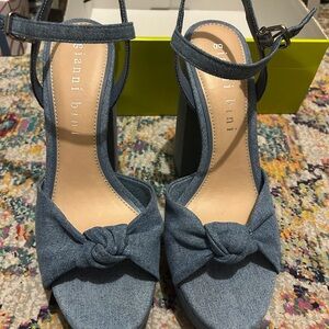 Gianni Bini denim Women's Sandals